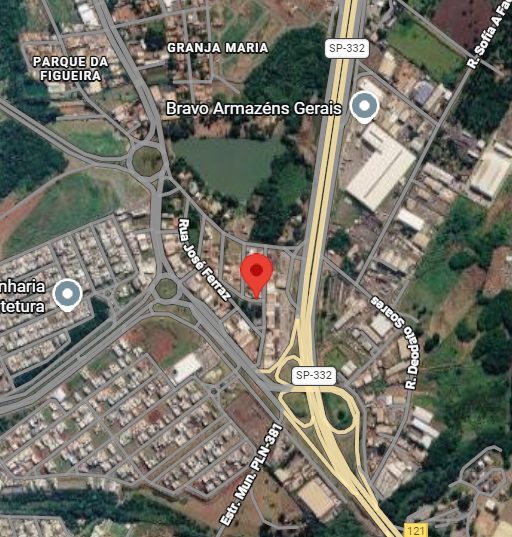 Localização da MGREGO em Paulínia - SP